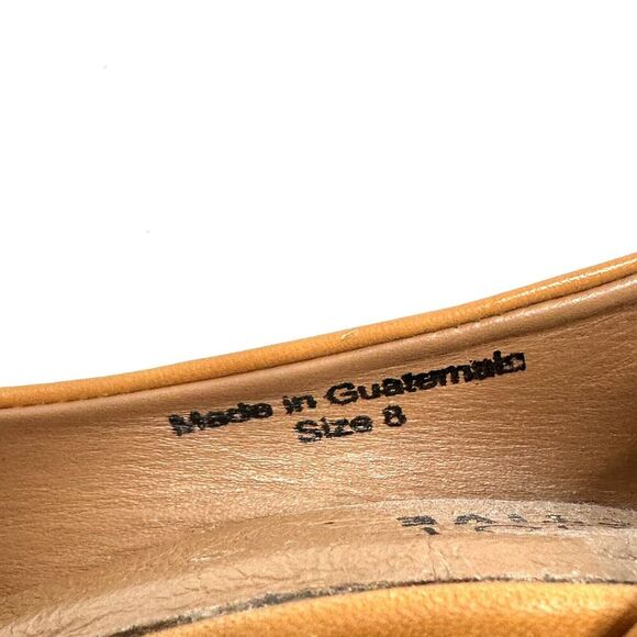 THE ROOT COLLECTIVE Heels Women's size 8 Chrissie Honey Mustard Tan Pumps Shoes - Picture 8 of 13